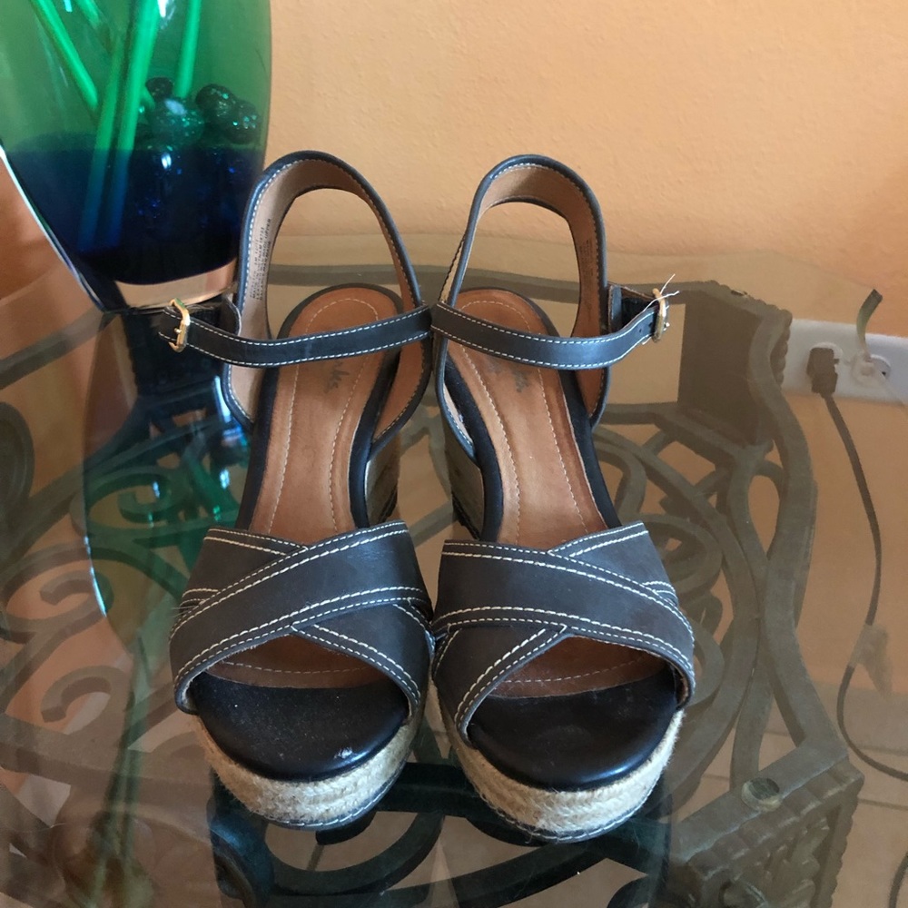 Clark’s platform sandals